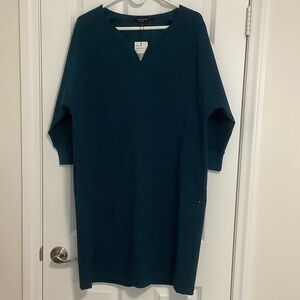 Lafayette 148 New York Deep Teal Shift Dress w/Tags